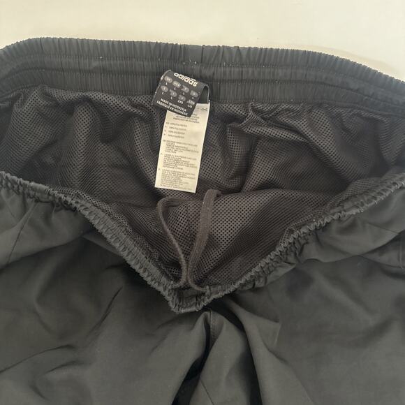 Vintage Adidas Track Pants Mens Large Black Windbreaker Training Y2K 90s Retro - Picture 4 of 12